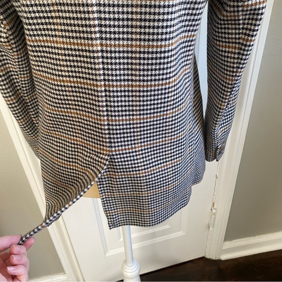 Old Navy Houndstooth Plaid Ponte Knit Blazer, Womens Small X-Small - Picture 10 of 16